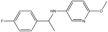 N-[1-(4-fluorophenyl)ethyl]-6-methoxypyridin-3-amine Struktur