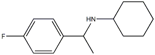 N-[1-(4-fluorophenyl)ethyl]cyclohexanamine Struktur