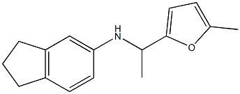 N-[1-(5-methylfuran-2-yl)ethyl]-2,3-dihydro-1H-inden-5-amine Struktur