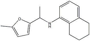 N-[1-(5-methylfuran-2-yl)ethyl]-5,6,7,8-tetrahydronaphthalen-1-amine Struktur