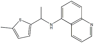 N-[1-(5-methylthiophen-2-yl)ethyl]quinolin-5-amine Struktur