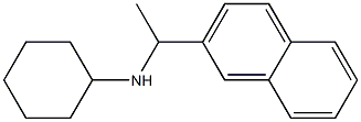 N-[1-(naphthalen-2-yl)ethyl]cyclohexanamine Struktur