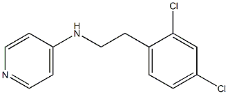 N-[2-(2,4-dichlorophenyl)ethyl]pyridin-4-amine Struktur