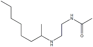 N-[2-(octan-2-ylamino)ethyl]acetamide Struktur