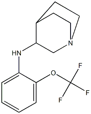 N-[2-(trifluoromethoxy)phenyl]-1-azabicyclo[2.2.2]octan-3-amine Struktur