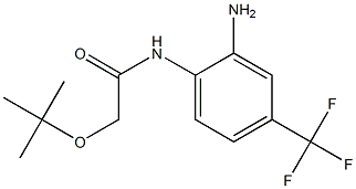 N-[2-amino-4-(trifluoromethyl)phenyl]-2-(tert-butoxy)acetamide Struktur