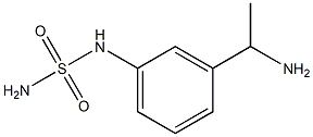 N-[3-(1-aminoethyl)phenyl]sulfamide Struktur