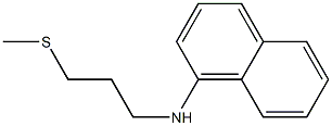 N-[3-(methylsulfanyl)propyl]naphthalen-1-amine Struktur