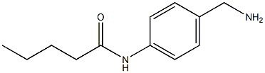 N-[4-(aminomethyl)phenyl]pentanamide Struktur