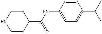 N-[4-(propan-2-yl)phenyl]piperidine-4-carboxamide Struktur