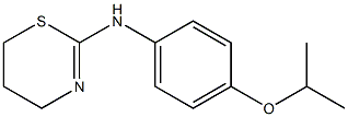 N-[4-(propan-2-yloxy)phenyl]-5,6-dihydro-4H-1,3-thiazin-2-amine Struktur