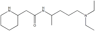 N-[5-(diethylamino)pentan-2-yl]-2-(piperidin-2-yl)acetamide Struktur