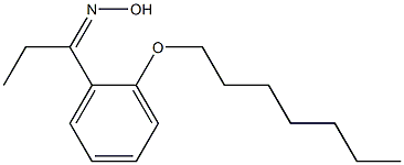 N-{1-[2-(heptyloxy)phenyl]propylidene}hydroxylamine Struktur