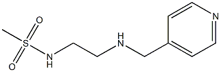 N-{2-[(pyridin-4-ylmethyl)amino]ethyl}methanesulfonamide Struktur