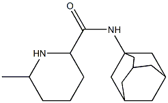 N-1-adamantyl-6-methylpiperidine-2-carboxamide Struktur