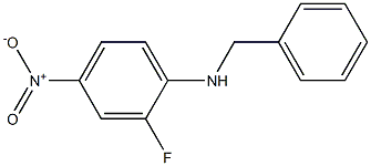 N-benzyl-2-fluoro-4-nitroaniline Struktur