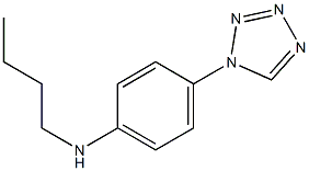 N-butyl-4-(1H-1,2,3,4-tetrazol-1-yl)aniline Struktur