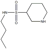 N-butylpiperidine-3-sulfonamide Struktur