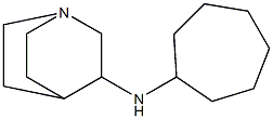 N-cycloheptyl-1-azabicyclo[2.2.2]octan-3-amine Struktur