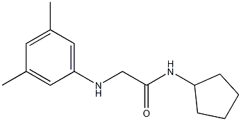 N-cyclopentyl-2-[(3,5-dimethylphenyl)amino]acetamide Struktur