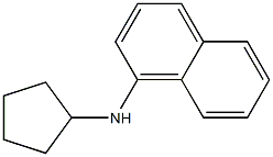 N-cyclopentylnaphthalen-1-amine Struktur