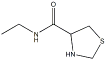 N-ethyl-1,3-thiazolidine-4-carboxamide Struktur