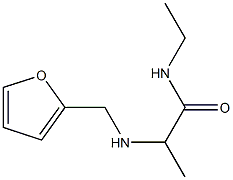 N-ethyl-2-[(furan-2-ylmethyl)amino]propanamide Struktur