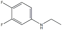 N-ethyl-3,4-difluoroaniline Struktur