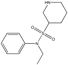 N-ethyl-N-phenylpiperidine-3-sulfonamide Struktur