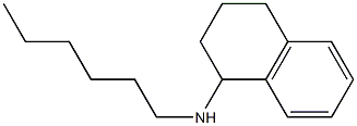 N-hexyl-1,2,3,4-tetrahydronaphthalen-1-amine Struktur