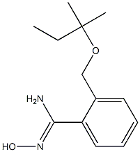 N'-hydroxy-2-{[(2-methylbutan-2-yl)oxy]methyl}benzene-1-carboximidamide Struktur