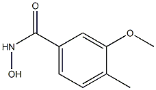 N-hydroxy-3-methoxy-4-methylbenzamide Struktur