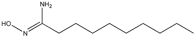 N'-hydroxydecanimidamide Struktur