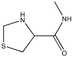 N-methyl-1,3-thiazolidine-4-carboxamide Struktur