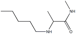 N-methyl-2-(pentylamino)propanamide Struktur