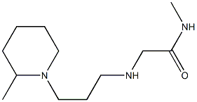 N-methyl-2-{[3-(2-methylpiperidin-1-yl)propyl]amino}acetamide Struktur