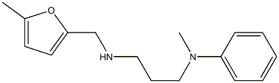 N-methyl-N-(3-{[(5-methylfuran-2-yl)methyl]amino}propyl)aniline Struktur