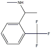 N-methyl-N-{1-[2-(trifluoromethyl)phenyl]ethyl}amine Struktur