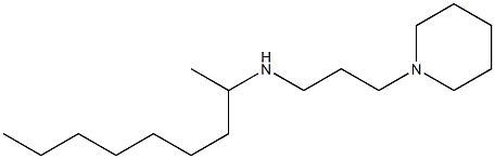 nonan-2-yl[3-(piperidin-1-yl)propyl]amine Struktur