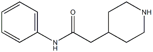 N-phenyl-2-piperidin-4-ylacetamide Struktur