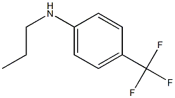 N-propyl-4-(trifluoromethyl)aniline Struktur