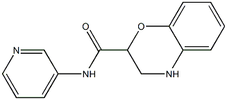 N-pyridin-3-yl-3,4-dihydro-2H-1,4-benzoxazine-2-carboxamide Struktur