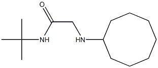 N-tert-butyl-2-(cyclooctylamino)acetamide Struktur