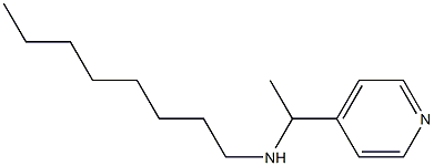 octyl[1-(pyridin-4-yl)ethyl]amine Struktur