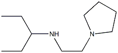 pentan-3-yl[2-(pyrrolidin-1-yl)ethyl]amine Struktur