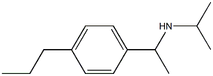 propan-2-yl[1-(4-propylphenyl)ethyl]amine Struktur