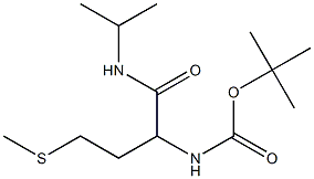 tert-butyl 1-[(isopropylamino)carbonyl]-3-(methylthio)propylcarbamate Struktur