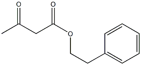 1-(Phenylethyl)-3-oxobutanoate Struktur