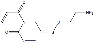 N,N-bis(ACRYLOYL) CYSTAMINE extrapure (BAC) reversible cross-linking agent for polyacrylamide gel electrophoresis Struktur