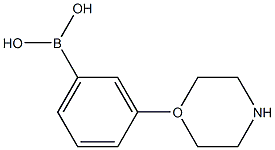 3-(Morpholin-1-yl)phenylboronic acid Struktur